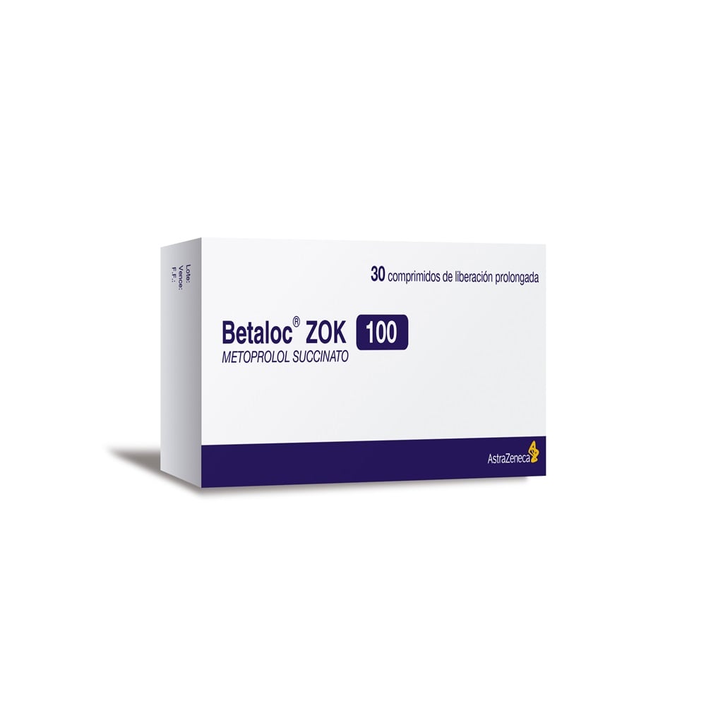 Betaloc Zok Comprimidos 100 mg x 30 (Metoprolol)