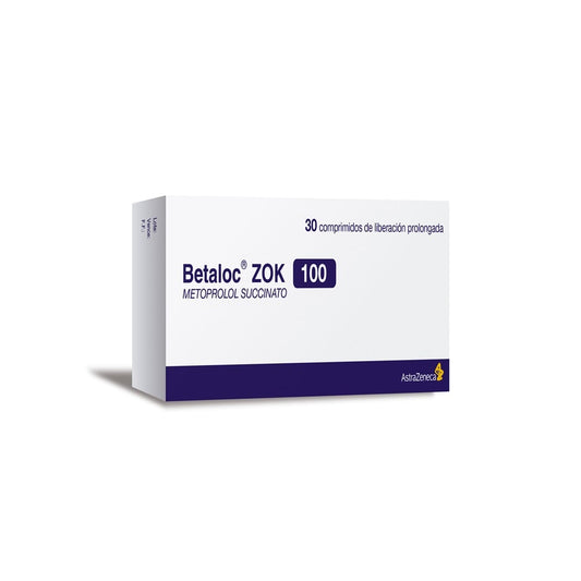 Betaloc Zok Comprimidos 100 mg x 30 (Metoprolol)