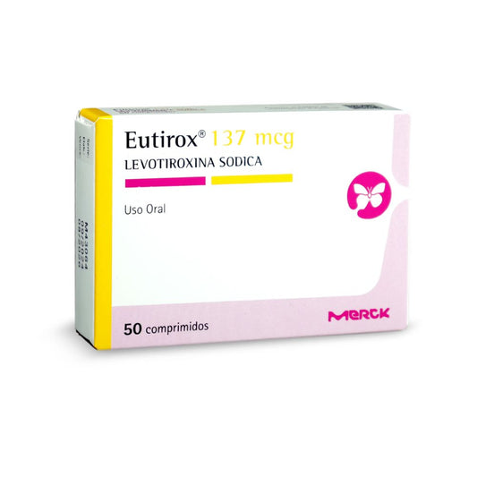 Eutirox Comprimidos 137 mcg x 50 (Levotiroxina)