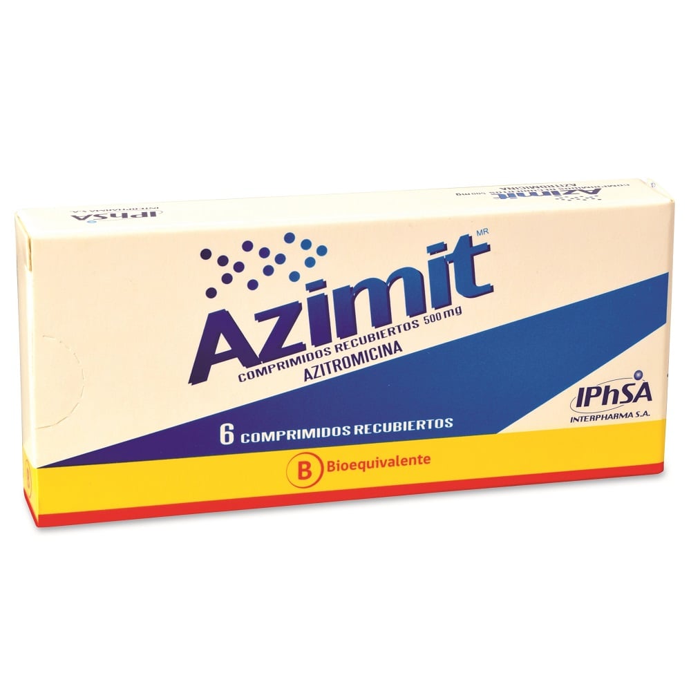 Azimit Comprimidos 500 mg x 6 (Azitromicina)
