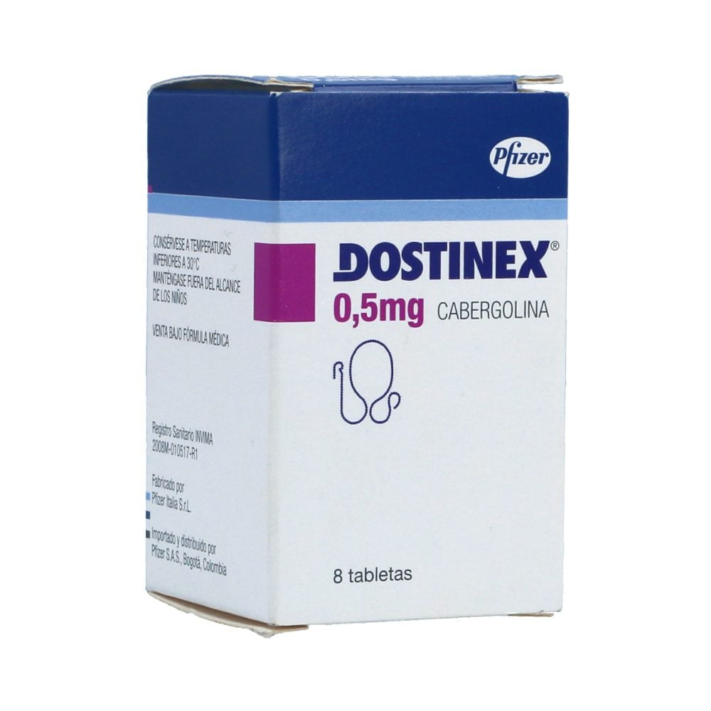 Dostinex Comprimidos 0,5 mg x 2 (Cabergolina)