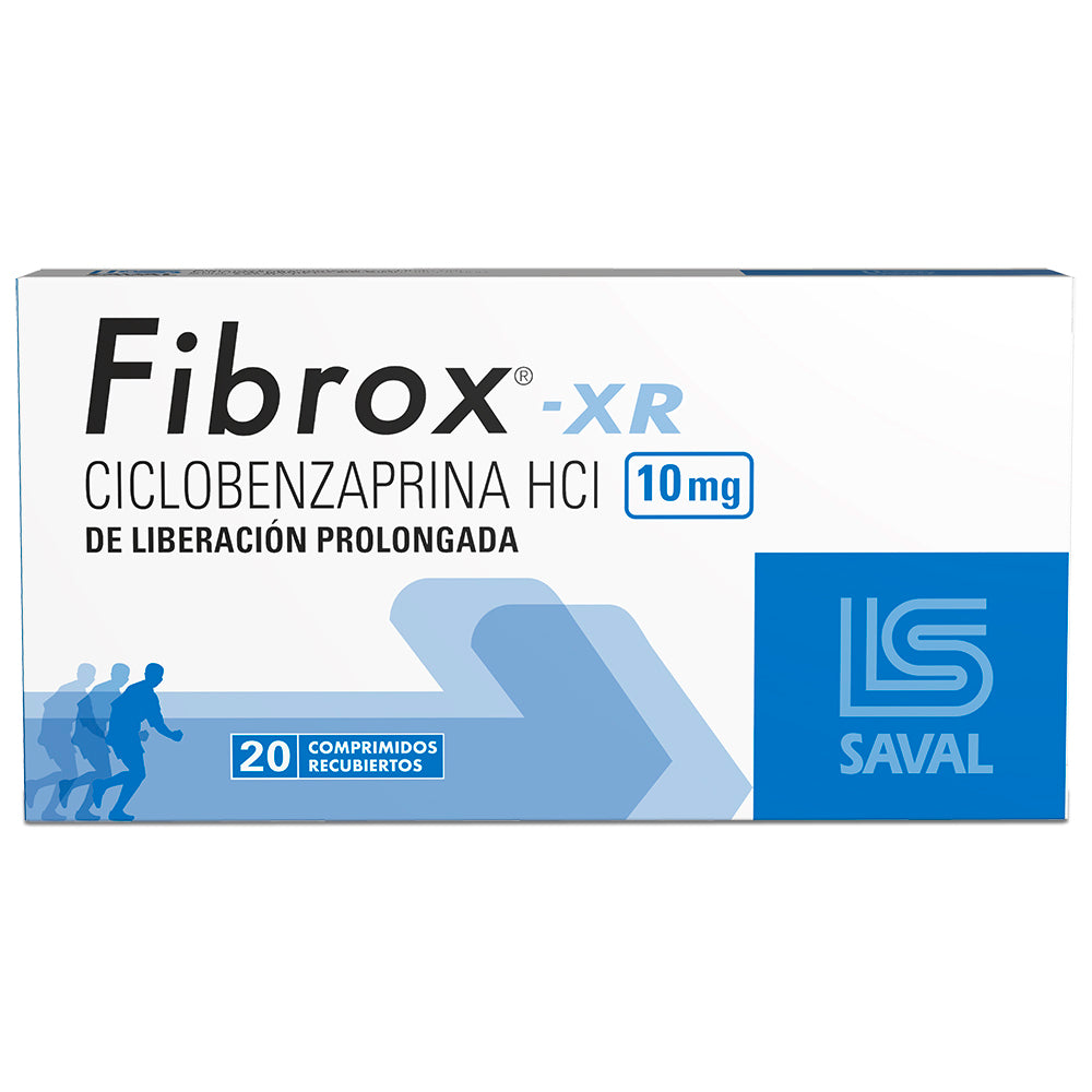 Fibrox Xr Comprimidos 10 mg x 20 (Ciclobenzaprina)