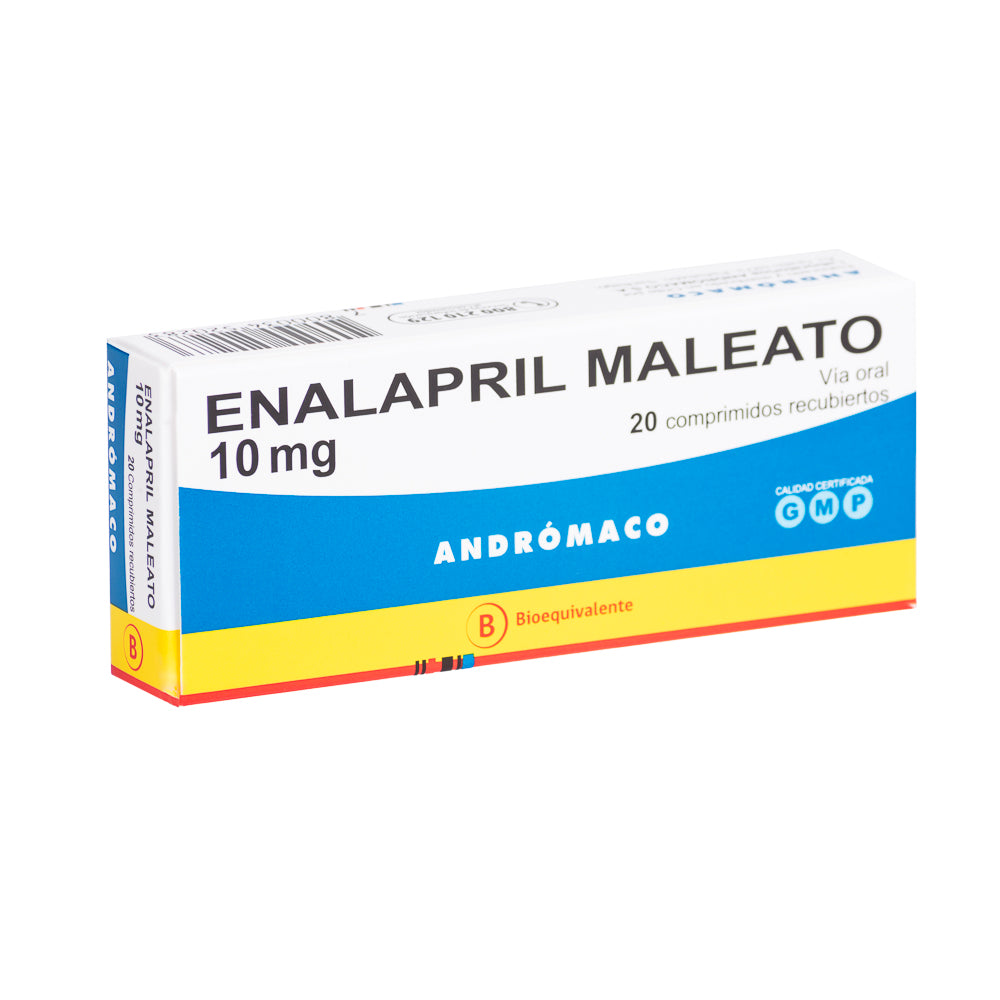 Enalapril Comprimidos 10 mg x 20 And