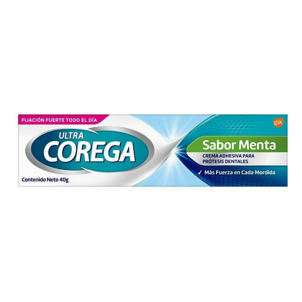 Corega Ultra Menta Crema Adhesivo x 40 Gr (Adhesivo Dental)