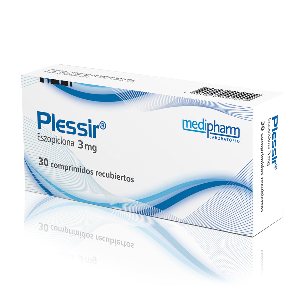 Plessir Comprimidos 3 mg x 30 (Eszopiclona)