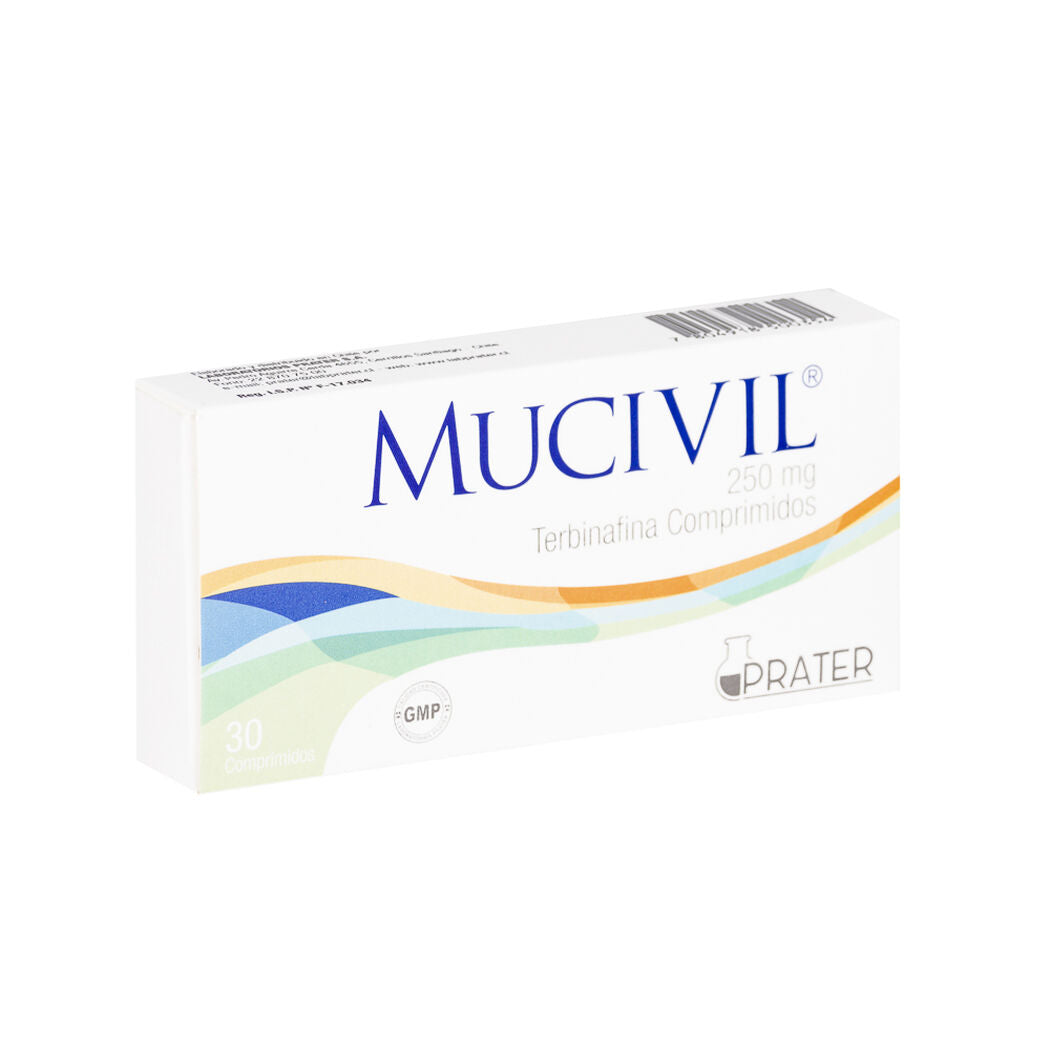 Mucivil Comprimidos 250 mg x 30 (Terbinafina)