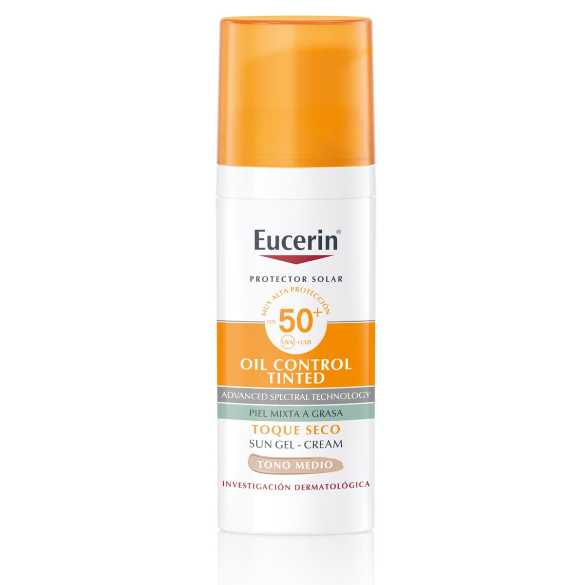 Eucerin Sun Fps 50 Face Crema Tono Medio x 50 ml (Cuidado Facial)