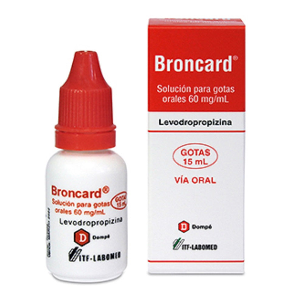 Broncard Gotas 60mg/ml x 15 ml (Levodropropizina)