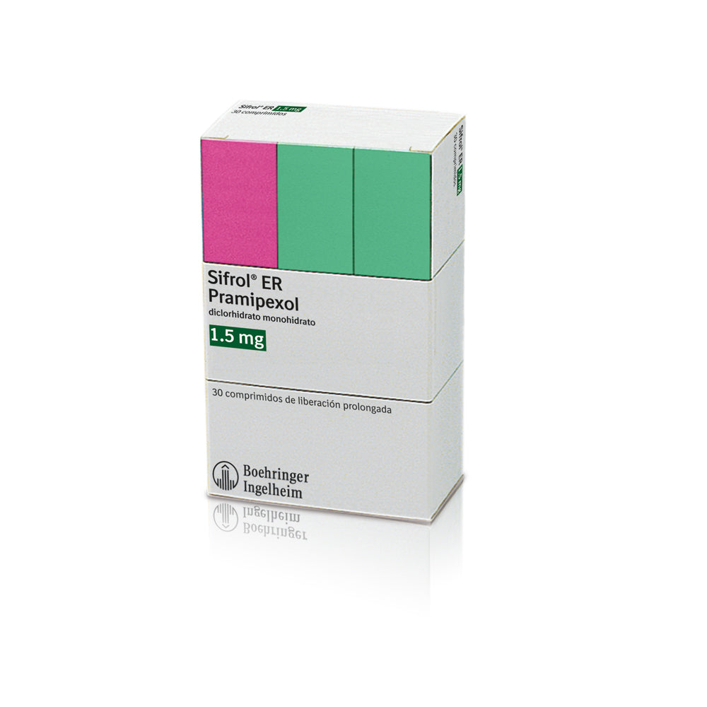 Sifrol Er Comprimidos 1,5 mg x 30 (Pramipexol)