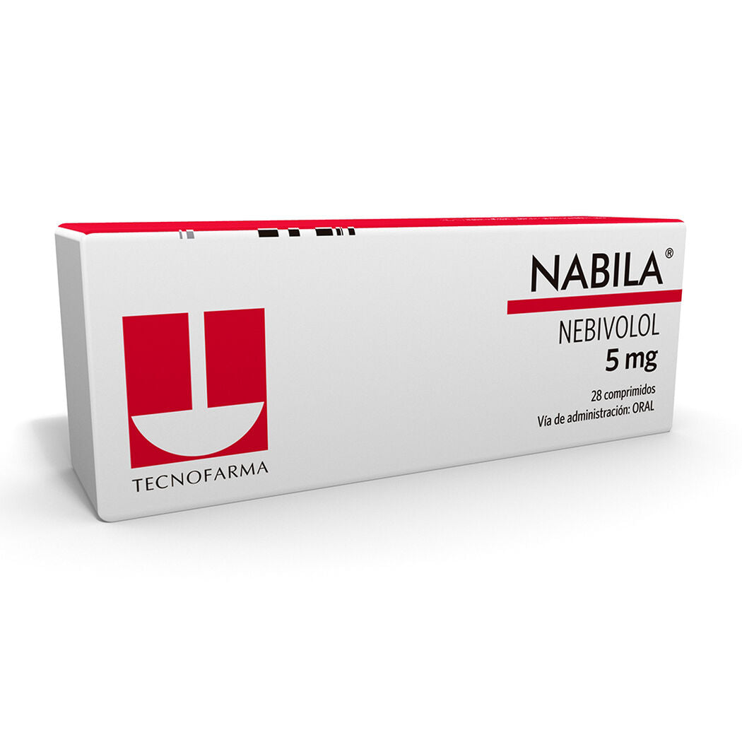 Nabila Comprimidos 5 mg x 28 (Nebivolol)