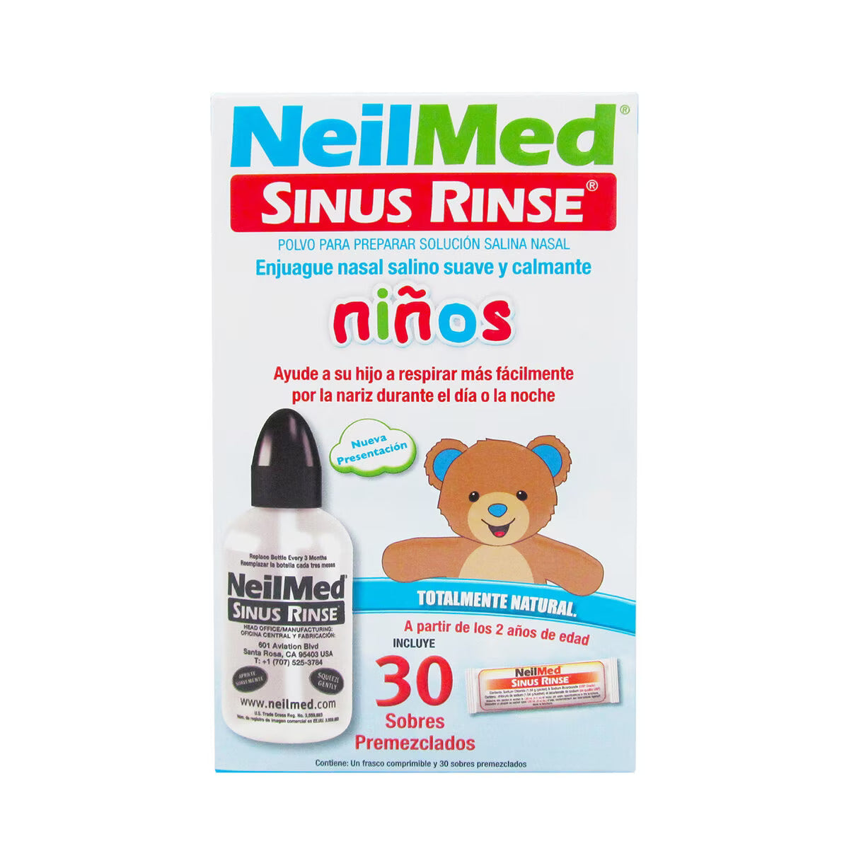 Sinus Rinse Kit Pediatrico Sobres x 30 (Cloruro De Sodio)