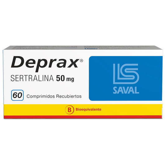 Deprax Comprimidos 50 mg x 60 (Sertralina)