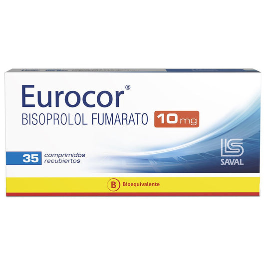 Eurocor Comprimidos 10 mg x 35 (Bisoprolol)