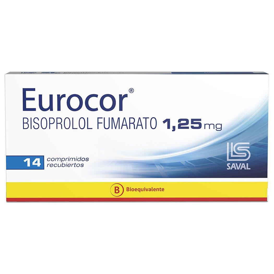 Eurocor Comprimidos 1,25 mg x 14 (Bisoprolol)