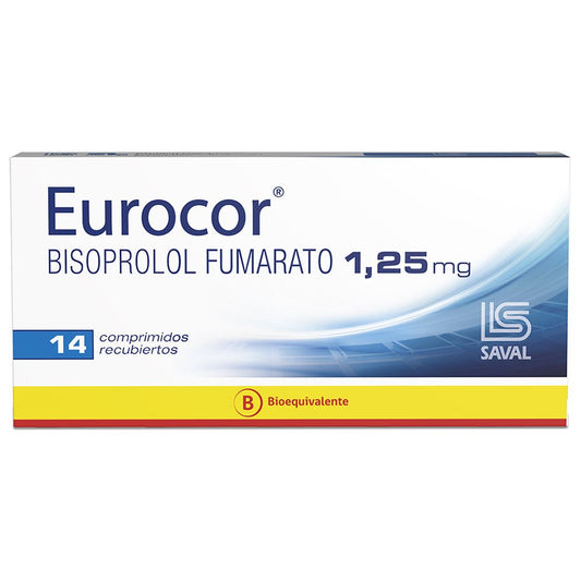 Eurocor Comprimidos 1,25 mg x 14 (Bisoprolol)