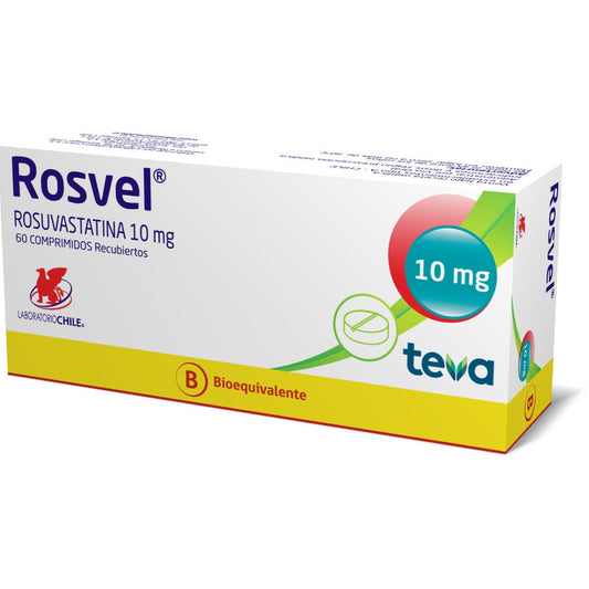 Rosvel Comprimidos 10 mg x 60 (Rosuvastatina)