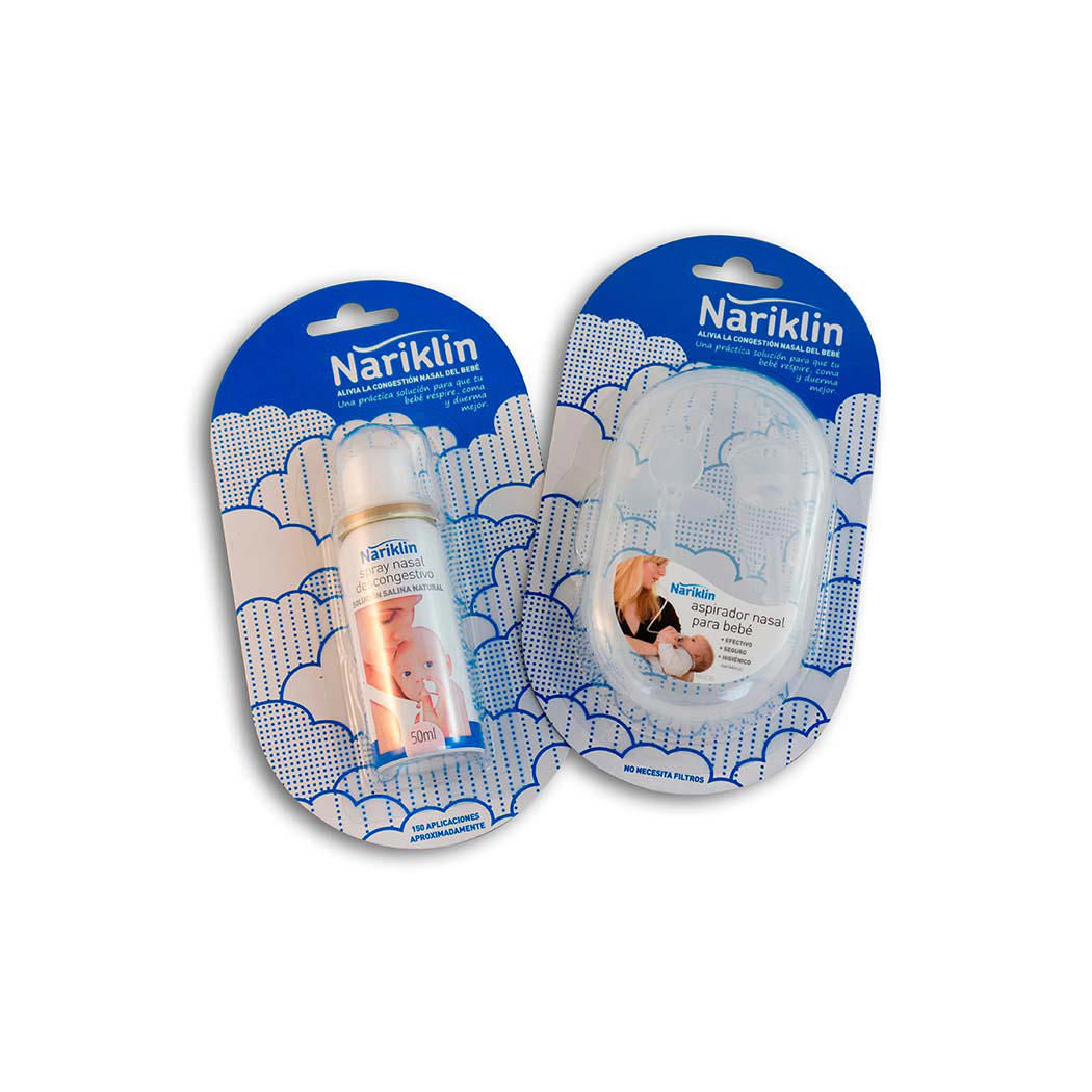 Nariklin Aspirador Nasal + Spray Pack