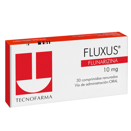Fluxus Comprimidos 10 mg x 30 (Flunarizina)