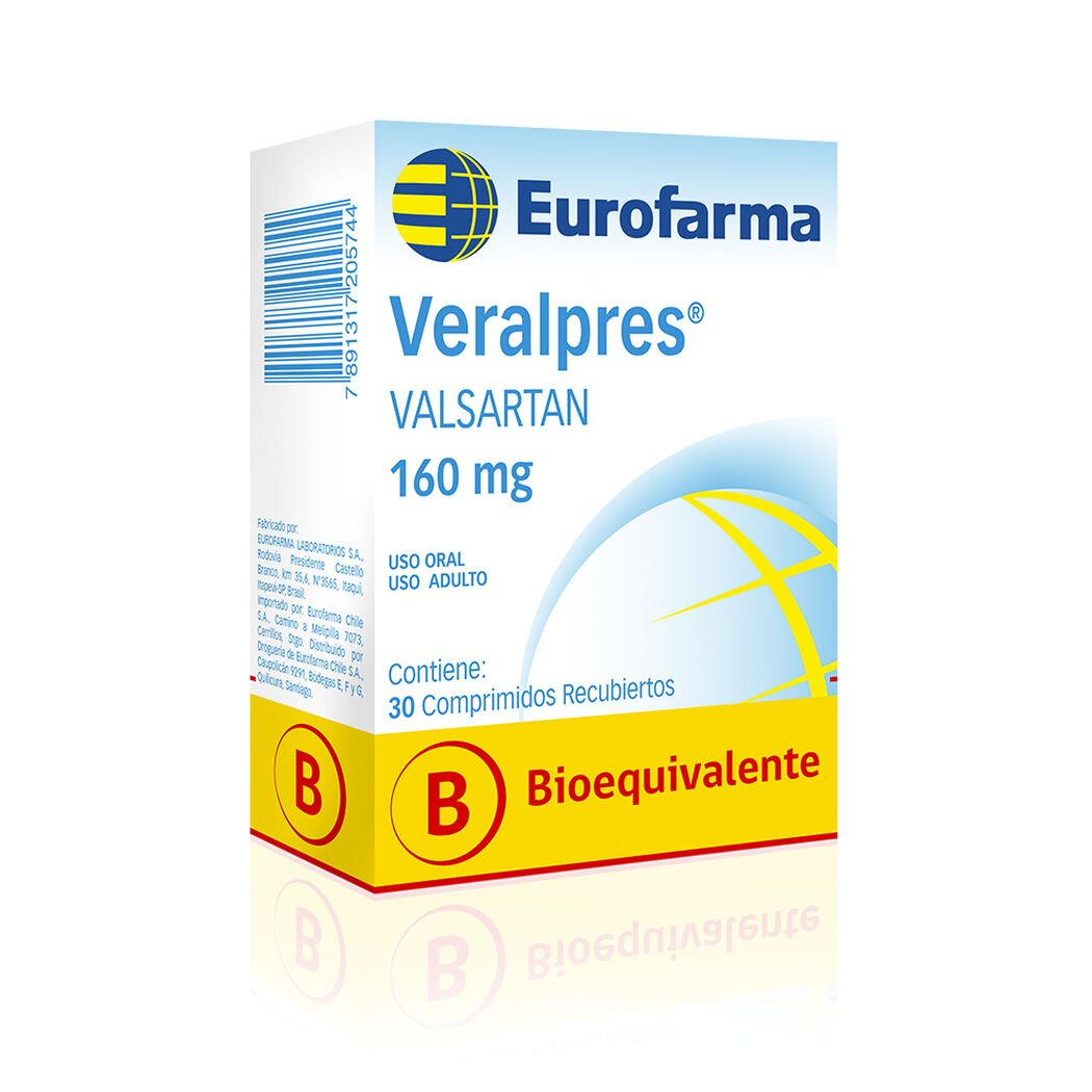 Veralpres Comprimidos 160 mg x 30 (Valsartan)