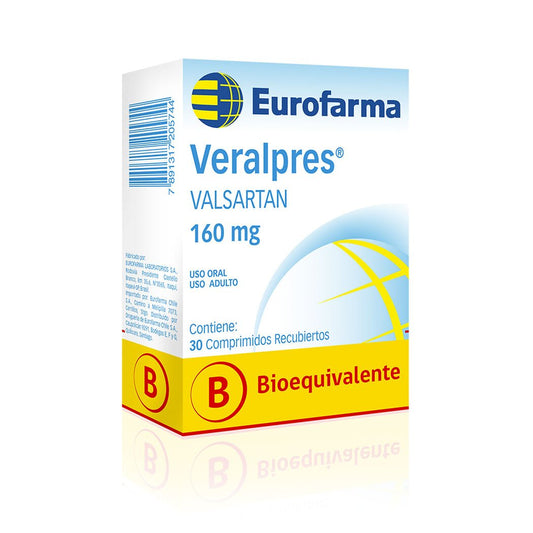 Veralpres Comprimidos 160 mg x 30 (Valsartan)