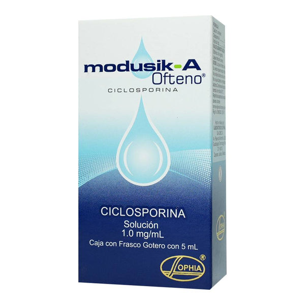 Modusik A Solución Oftálmica 0,1% x 5 ml (Ciclosporina)