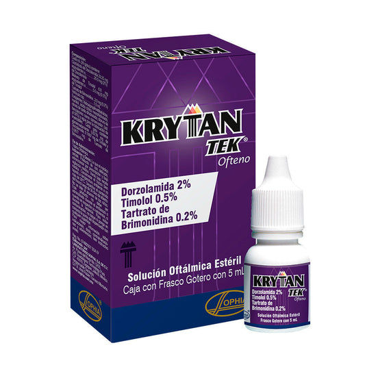 Krytantek Ofteno Pf x 5 ml (Dorzolamida/Timolol/Brimonidina)