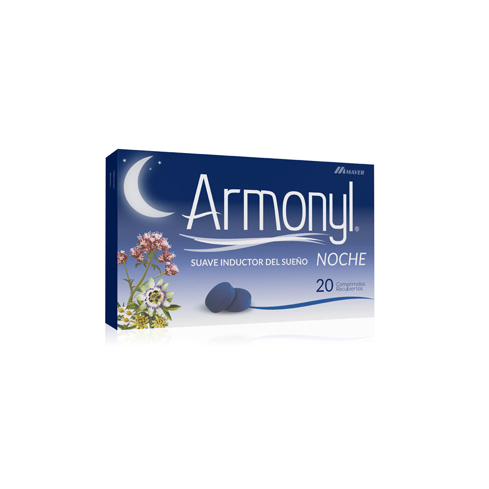 Armonyl Noche Comprimidos x 20 (Pasiflora/Valeriana/Manzanilla)