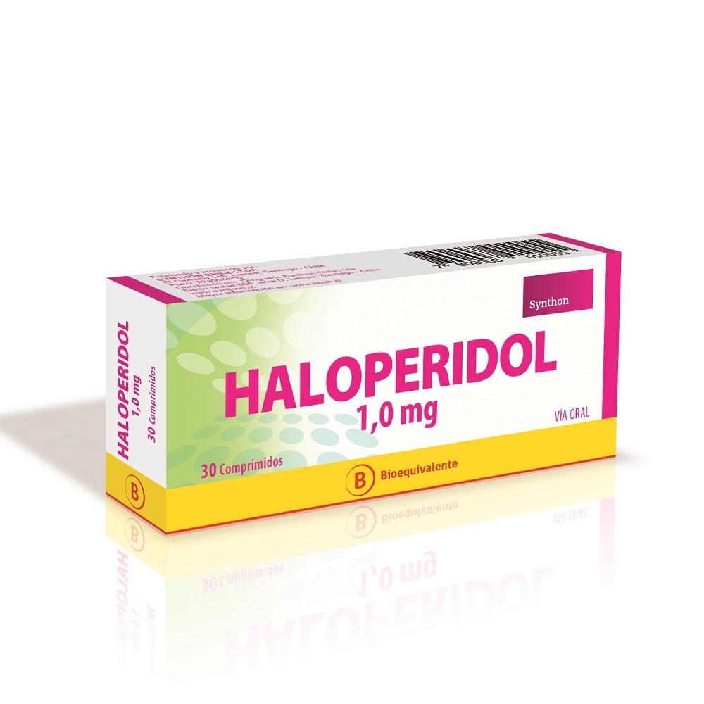 Haloperidol Comprimidos 1 mg x 30 Synthon