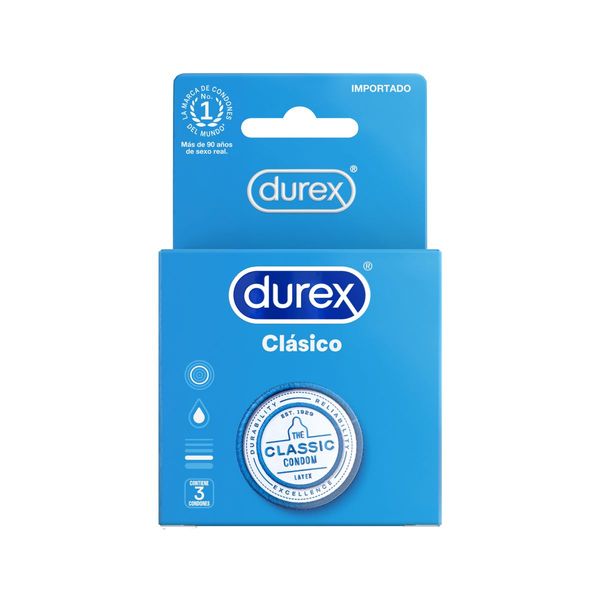 Durex Clasico x 3 Preserv (Preservativo)