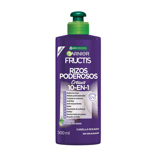 Fructis Crema De Peinar 10 x 1 Rizos Poderosos x 300 ml