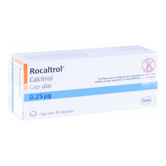 Rocaltrol Cápsulas 0,25 mcg x 30 (Calcitriol)