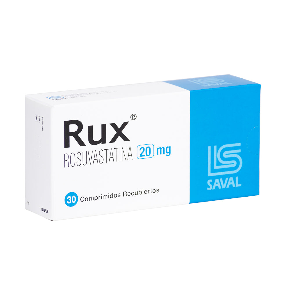Rux Comprimidos 20 mg x 30 (Rosuvastatina)