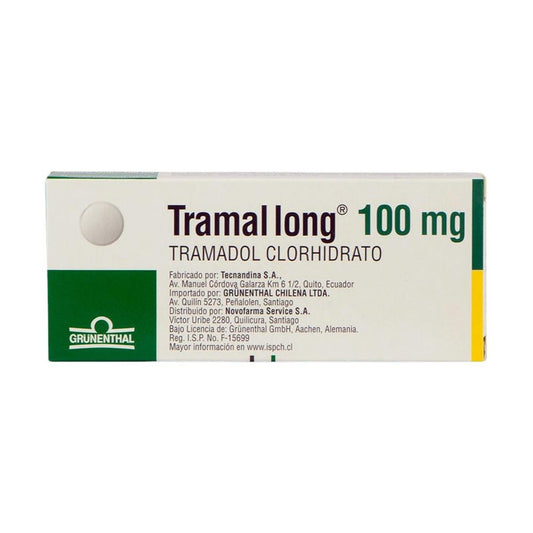 Tramal Long Comprimidos 100 mg x 10 (Tramadol)
