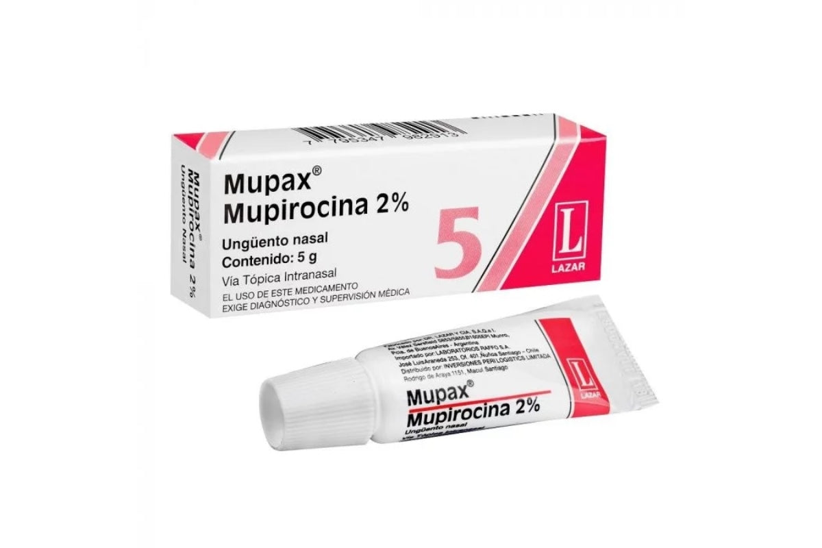 Mupax Ungüento Nas 2% x 5 Gr (Mupirocina)