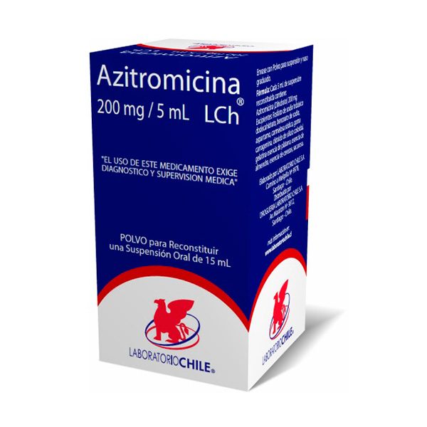 Azitromicina 200 mg Polvo para Suspensión Oral x 15 mL