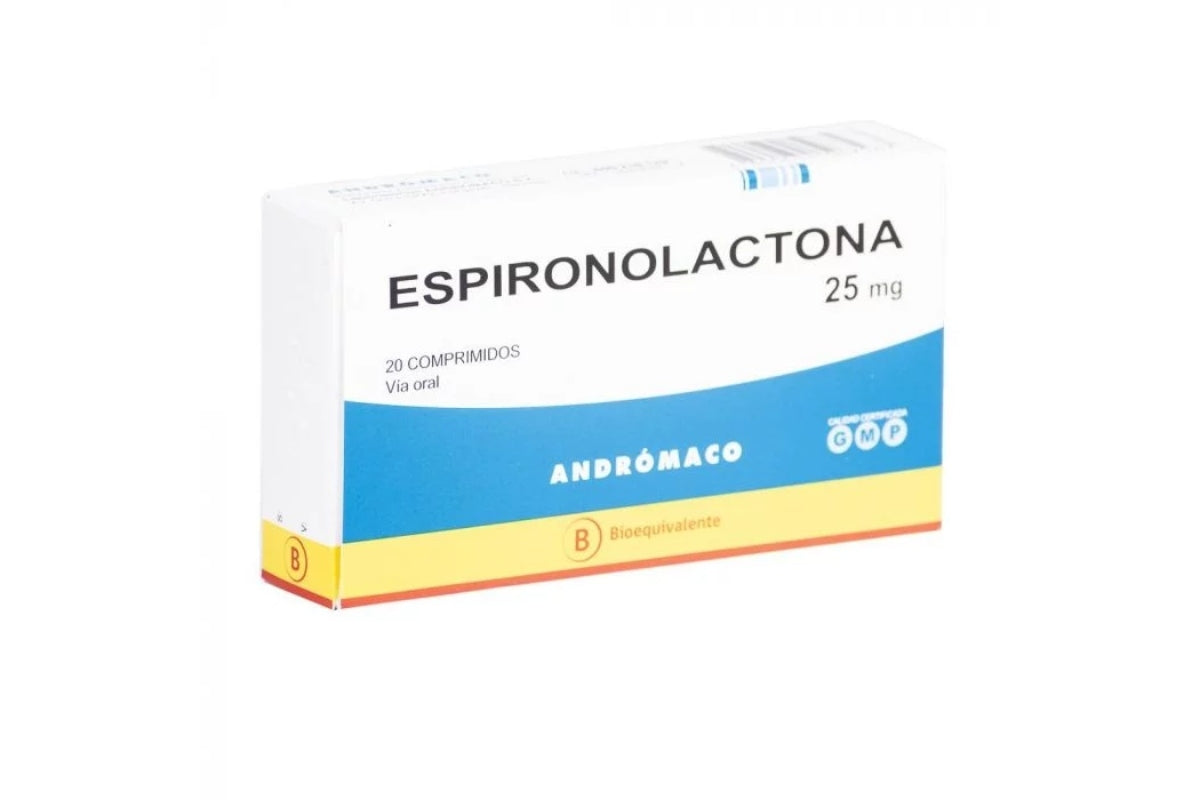 Espironolactona Comprimidos 25 mg x 20 And