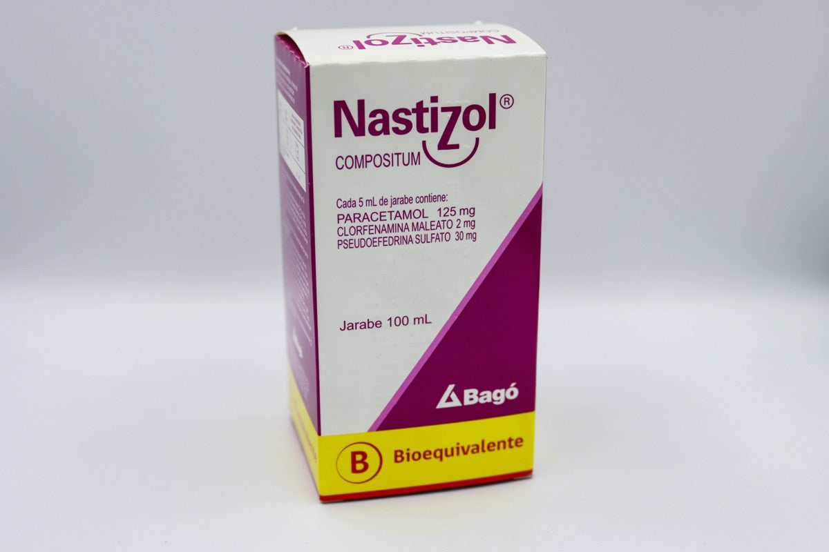 Nastizol Cmpt Jarabe x 100 ml (Pseudoef/Paracetamol/Clorfenamina)