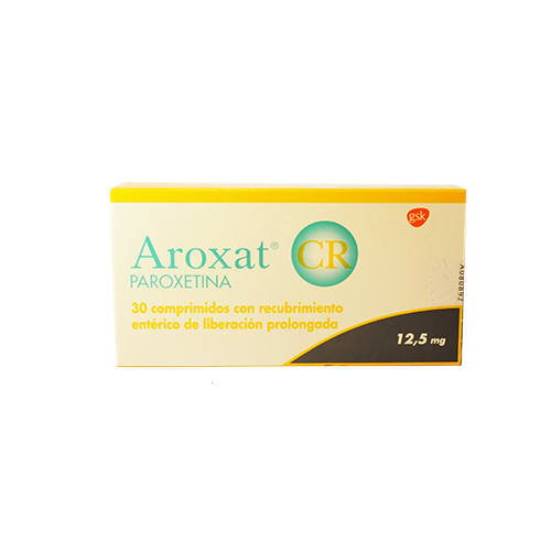 Aroxat Cr Comprimidos 12,5 mg x 30 (Paroxetina)