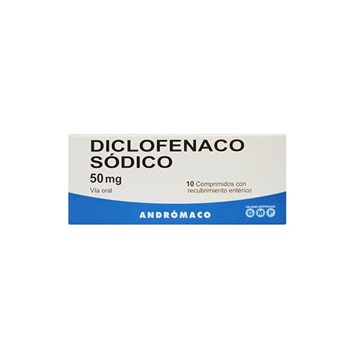 Diclofenaco Comprimidos 50 mg x 10 And