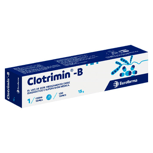 Clotrimin-B Crema x 15 Gr (Clotrimazol/Betametasona)
