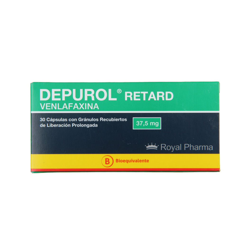 Depurol Ret Cápsulas 37,5 mg x 30 (Venlafaxina)