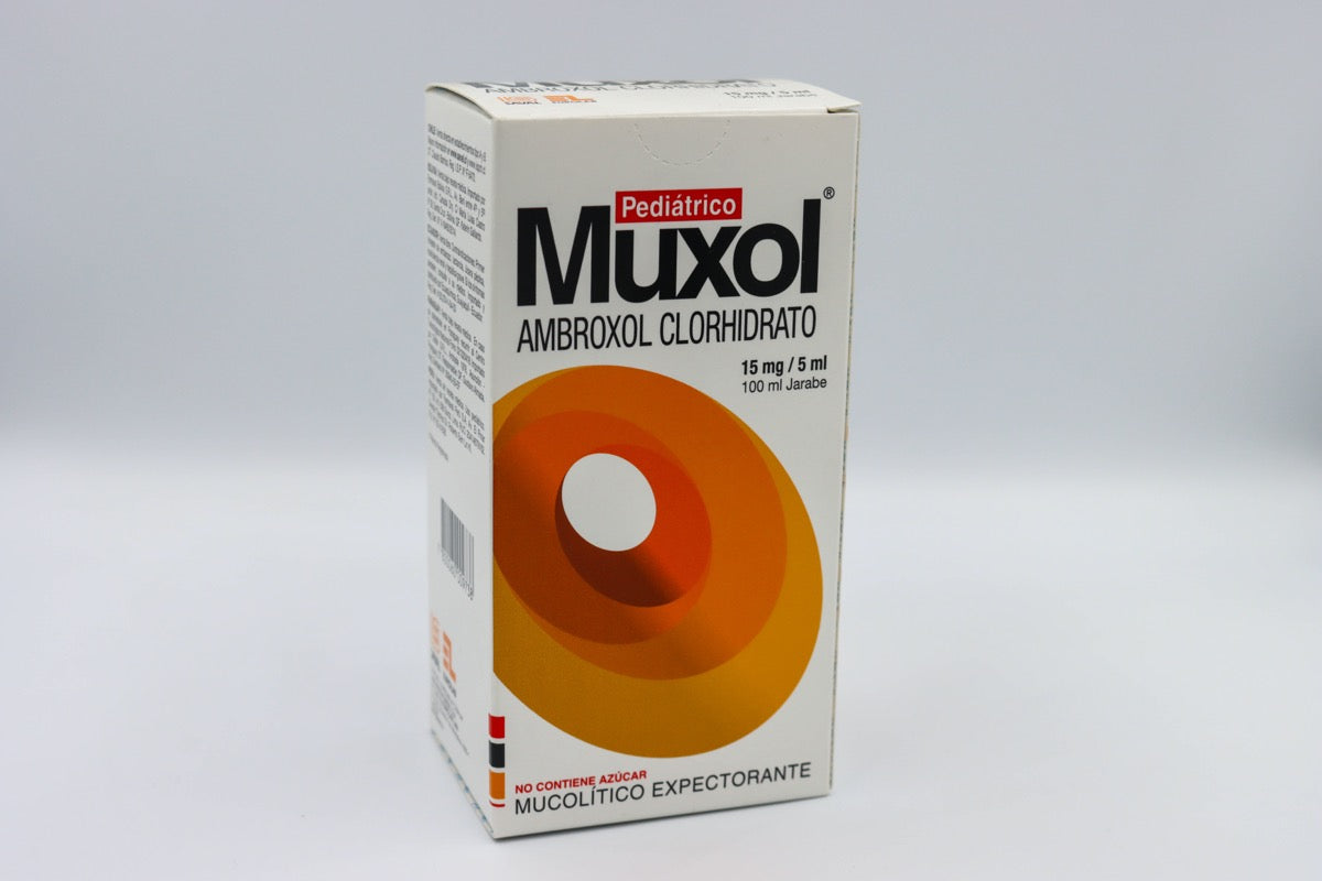 Muxol Ped Jarabe 15 mg x 100 ml (Ambroxol)