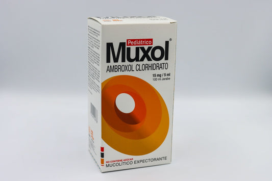 Muxol Ped Jarabe 15 mg x 100 ml (Ambroxol)
