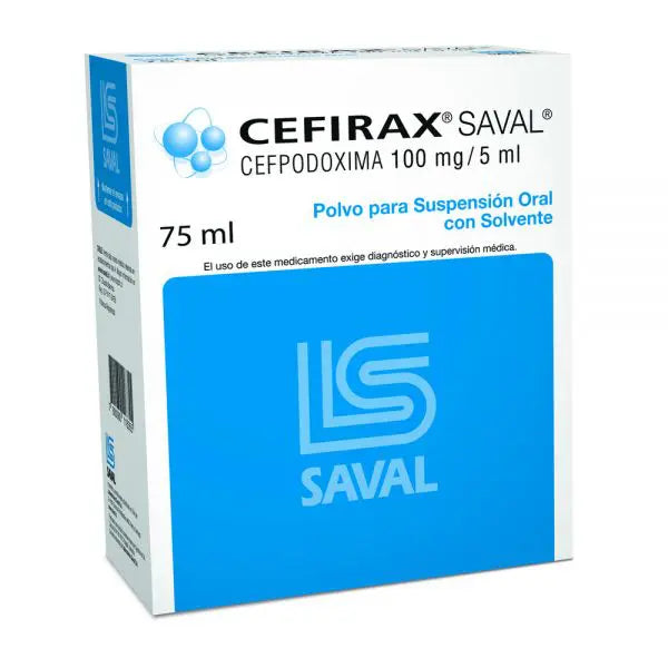 Cefirax Sus 100mg/5ml x 75 ml (Cefpodoxima)