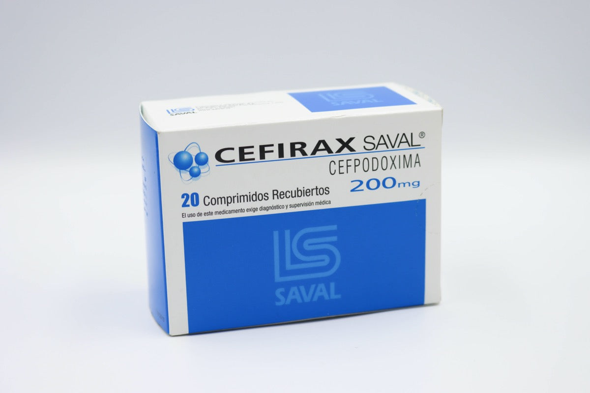 Cefirax Comprimidos 200 mg x 20 (Cefpodoxima)