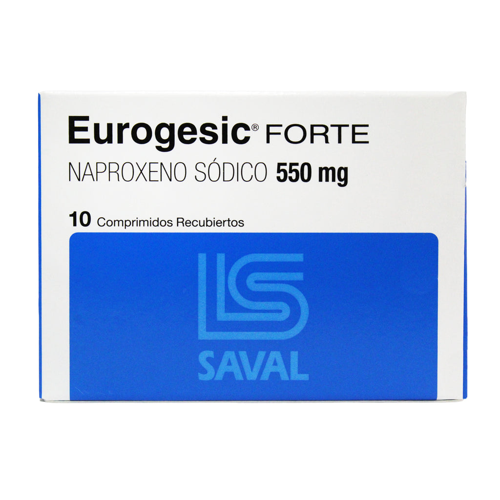 Eurogesic Fuerte Comprimidos 550 mg x 10 (Naproxeno)