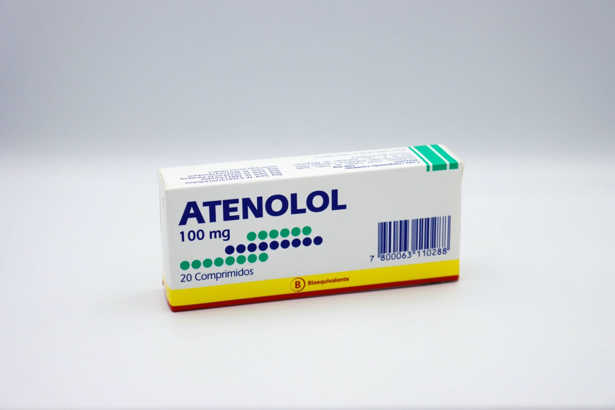 Atenolol Comprimidos 100 mg x 20 Mint