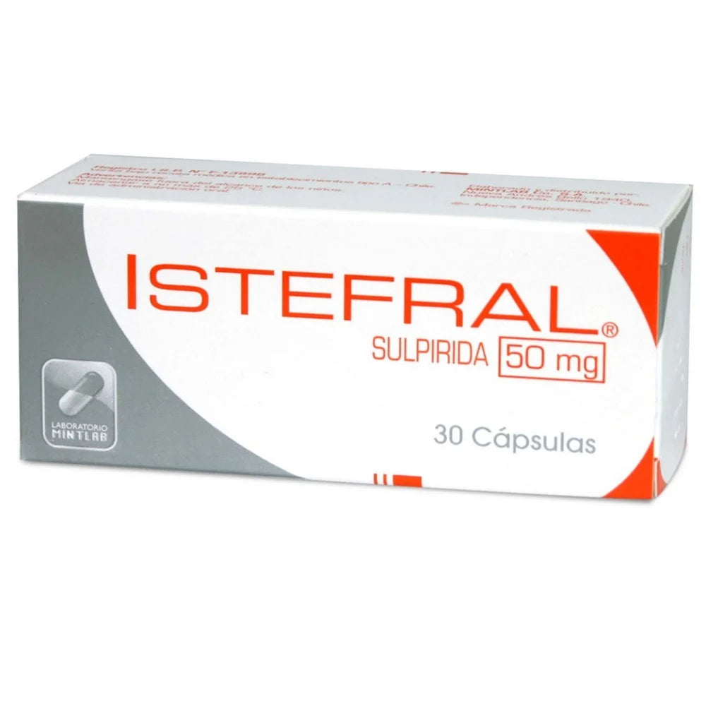 Istefral Cápsulas 50 mg x 30 (Sulpirida)