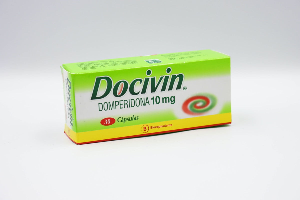 Docivin Cápsulas 10 mg x 30 (Domperidona)