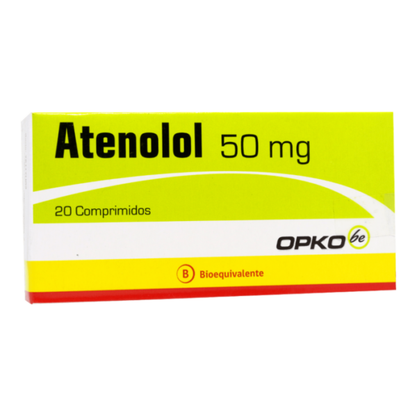 Atenolol Comprimidos 50 mg x 20 Opko